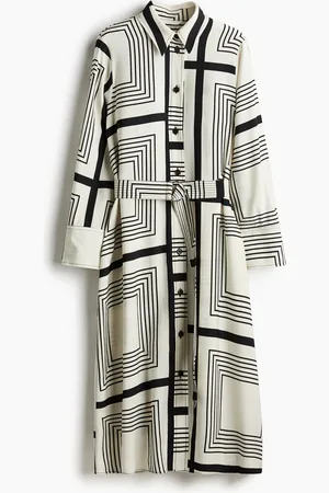 H&M Skjortekjole med bælte