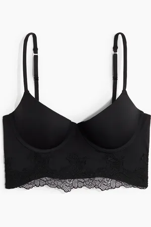 H&M Demi-pushup-bustier i mikrofiber