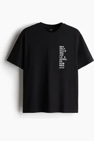 H&M T-shirt med tryk Loose Fit