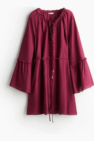 H&M Tunikakjole med trompetærmer