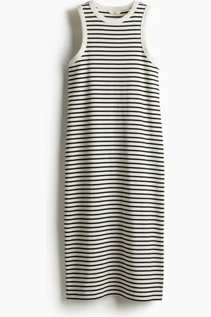 H&M Ribbet midi-kjole