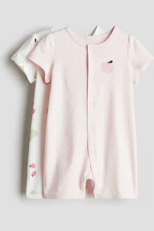 H&M 2-pak natdragt i bomuldsjersey