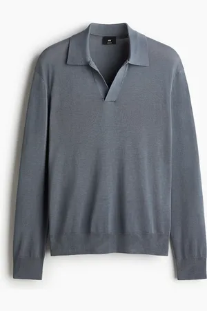 H&M Finstrikket poloshirt Regular Fit