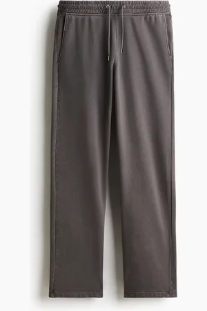 H&M Sweatpants med tryk og vasket look Relaxed Fit