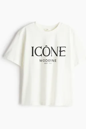 H&M T-shirt med tryk