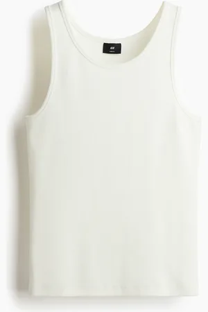 H&M Ribbet tanktop Slim Fit