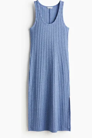 H&M Ribstrikket kjole