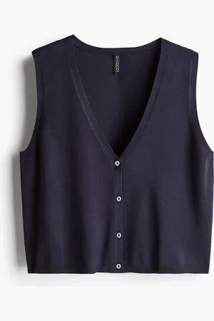 H&M Slipover med knapper foran