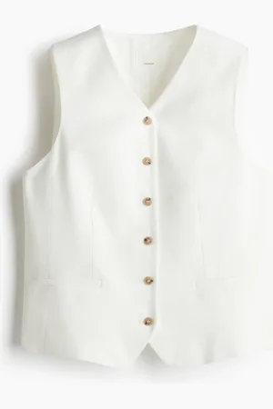 H&M Habitvest i hørblanding