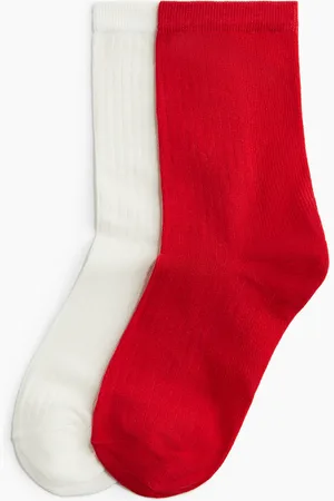 H&M 2-pak ribstrikkede strømper