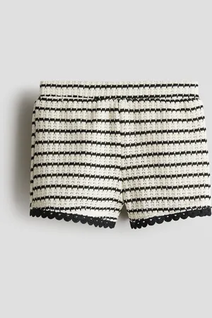 H&M Strukturstrikkede shorts