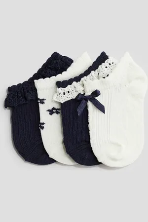 H&M 4-pak strømper uden skaft