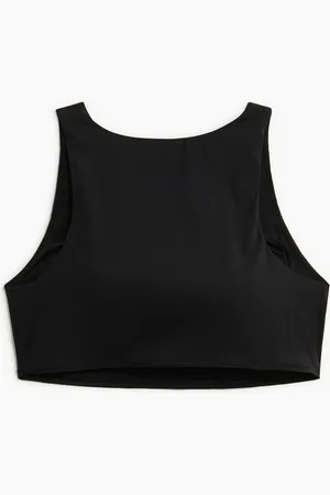 H&M Vatteret bh i mikrofiber med høj hals