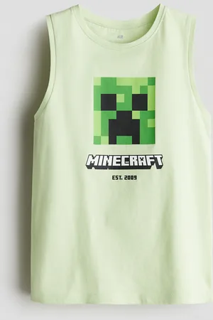 H&M Tanktop med tryk