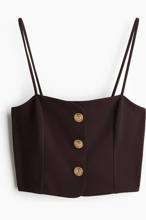 H&M Croptop med smalle stropper