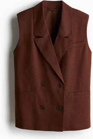 H&M Vest i hørblanding