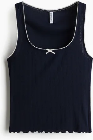 H&M Tanktop i pointellejersey