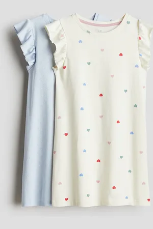 H&M 2-pak natkjole i bomuld