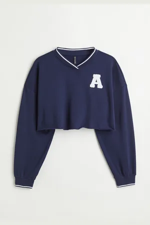 H&M + Cropped sweatshirt