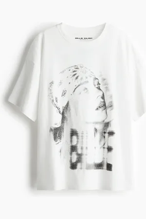 H&M Oversized T-shirt med tryk
