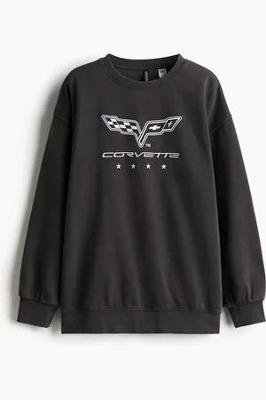 H&M Oversized sweatshirt med tryk