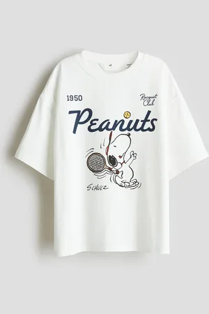 H&M T-shirt i bomuld med tryk