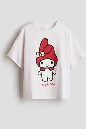 H&M T-shirt i bomuld med tryk