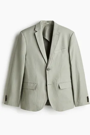H&M Jakke i hør Slim Fit