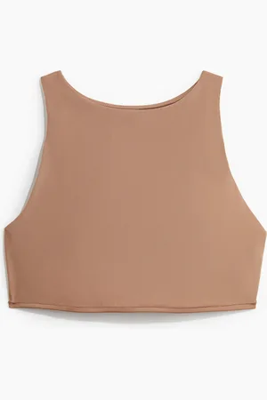 H&M Vatteret bh i mikrofiber med høj hals