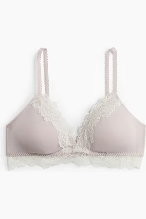 H&M Blød, vatteret bh i micro og blonde