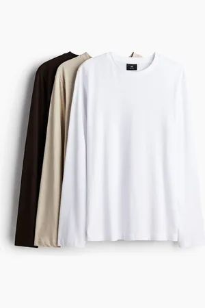 H&M 3-pak trøje i jersey Regular Fit