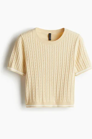 H&M Kabelstrikket top
