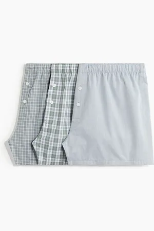 H&M 3-pak boxershorts i vævet bomuld