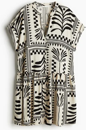 H&M Crinkled tunikakjole
