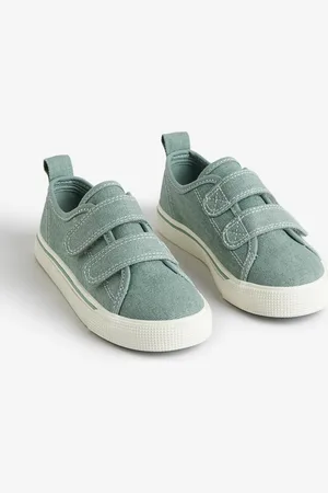 H&M Sneakers i canvas med burrelukning