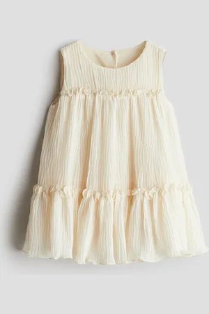 H&M Crinkled chiffon dress