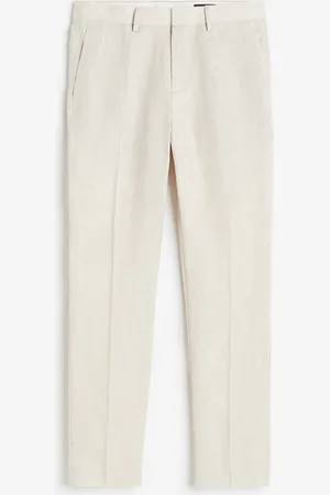 H&M Habitbukser i hør Slim Fit