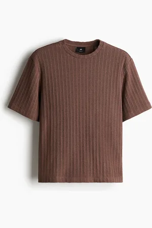 H&M T-shirt med hæklet look Regular Fit
