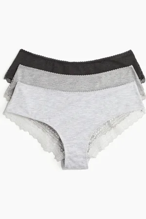 H&M 3-pak trusser Hipster i bomuld og blonde