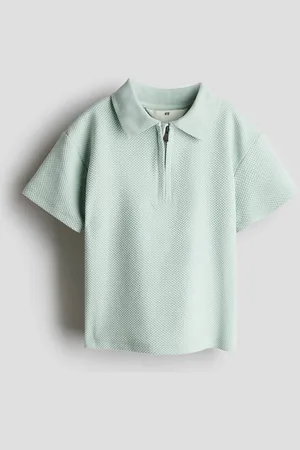 H&M Poloshirt med lynlås