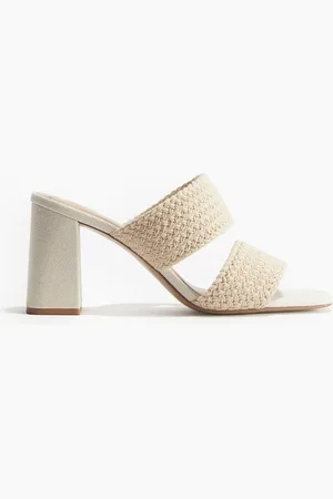 H&M Flettede sandaler med hæl