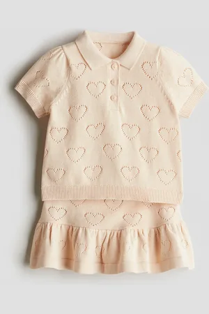 H&M 2-delt mønsterstrikket