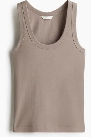 H&M Tætsiddende tanktop