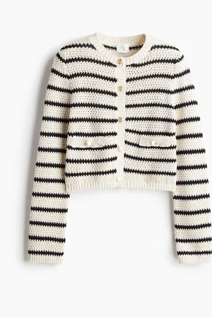 H&M Strukturstrikket cardigan