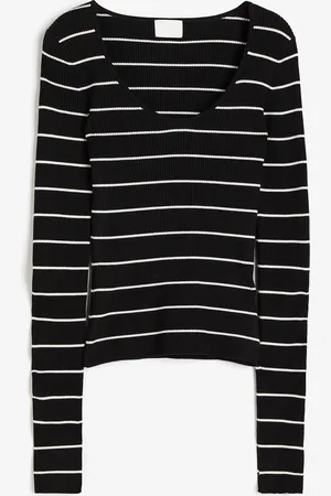 H&M Ribstrikket top