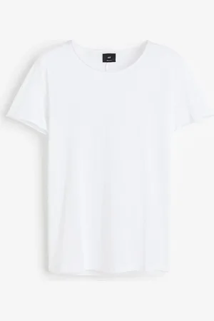 H&M T-shirt med rullede kanter