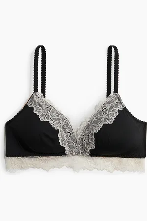 H&M Blød, vatteret bh i micro og blonde