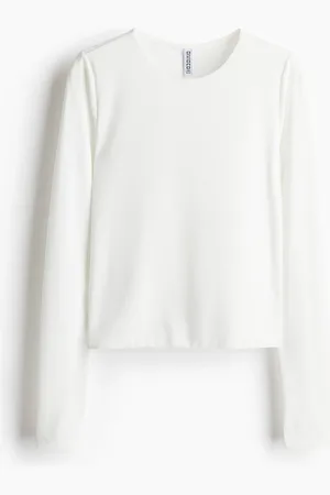 H&M Langærmet top i jersey