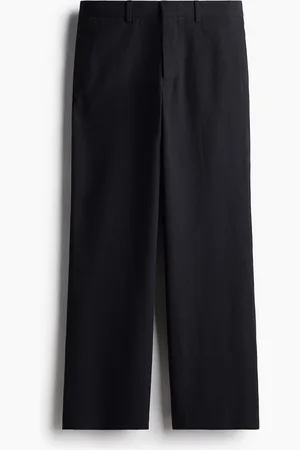 H&M Bukser i hørblanding med svaj Regular Fit