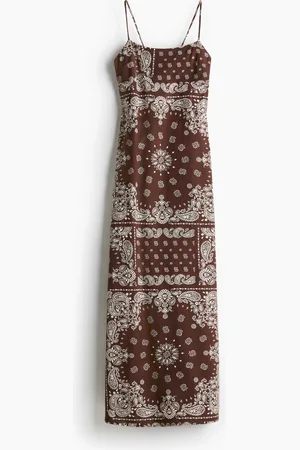 H&M Maxikjole med bindedetalje